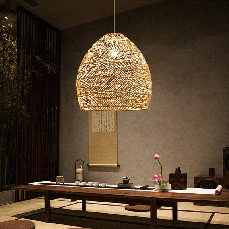 Handmade Rattan Pendant Light