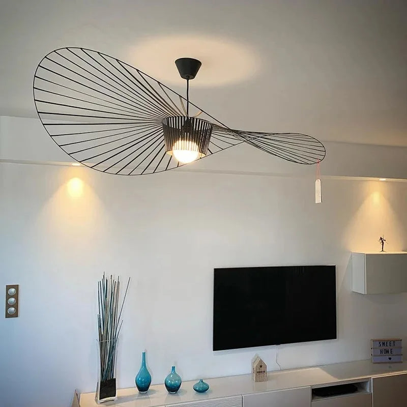 NYRA Straw Arc Chandelier