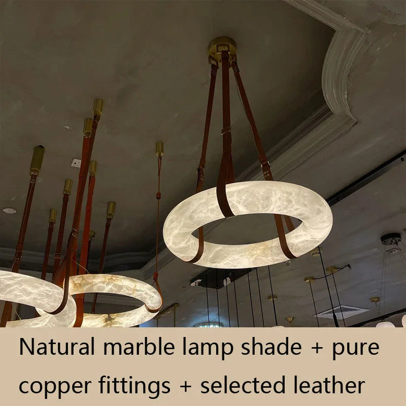 Wexford Marble Ring Chandelier