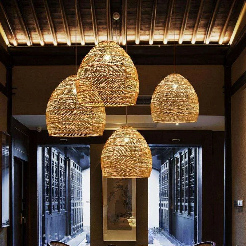 Handmade Rattan Pendant Light