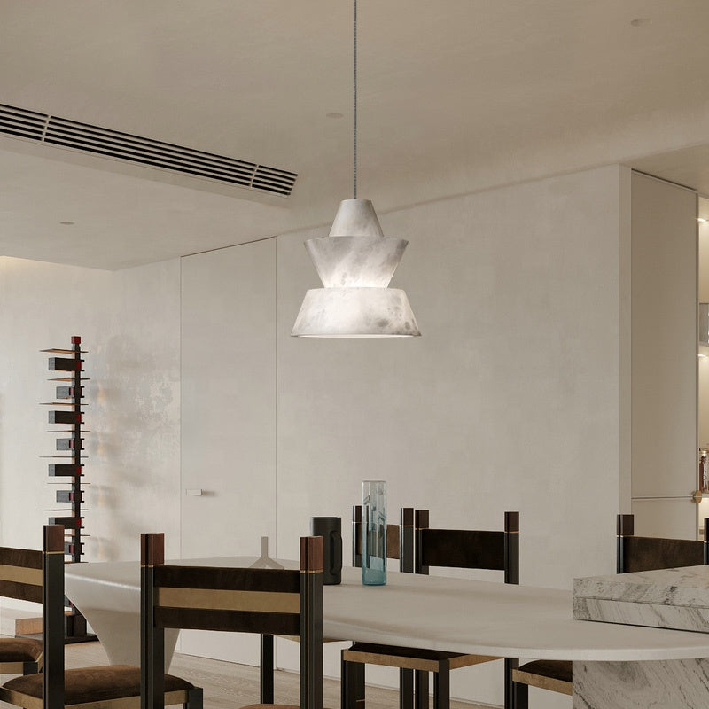 Orbix Alabaster Pendant Light