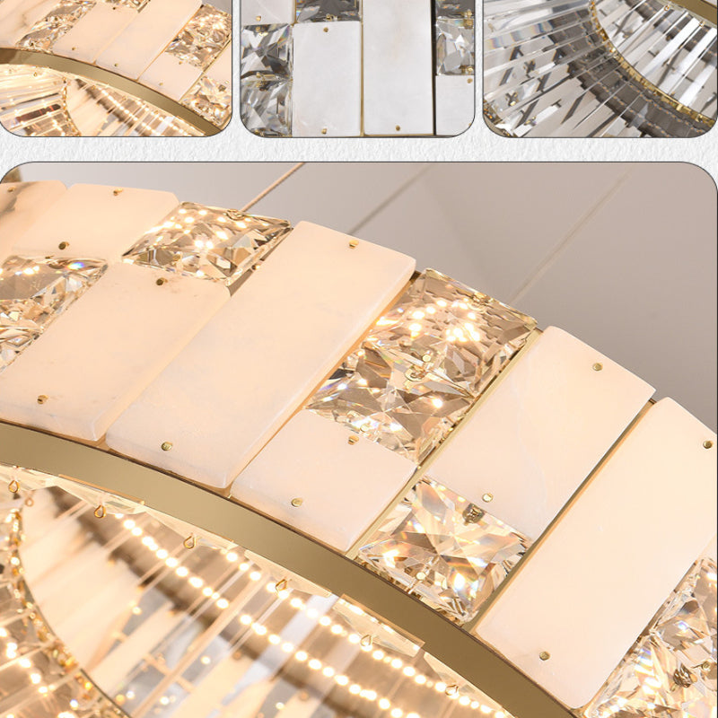 Edora Spanish Marble Chandelier