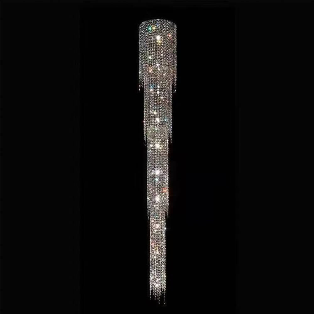 Luxury Spiral Crystal Chandelier