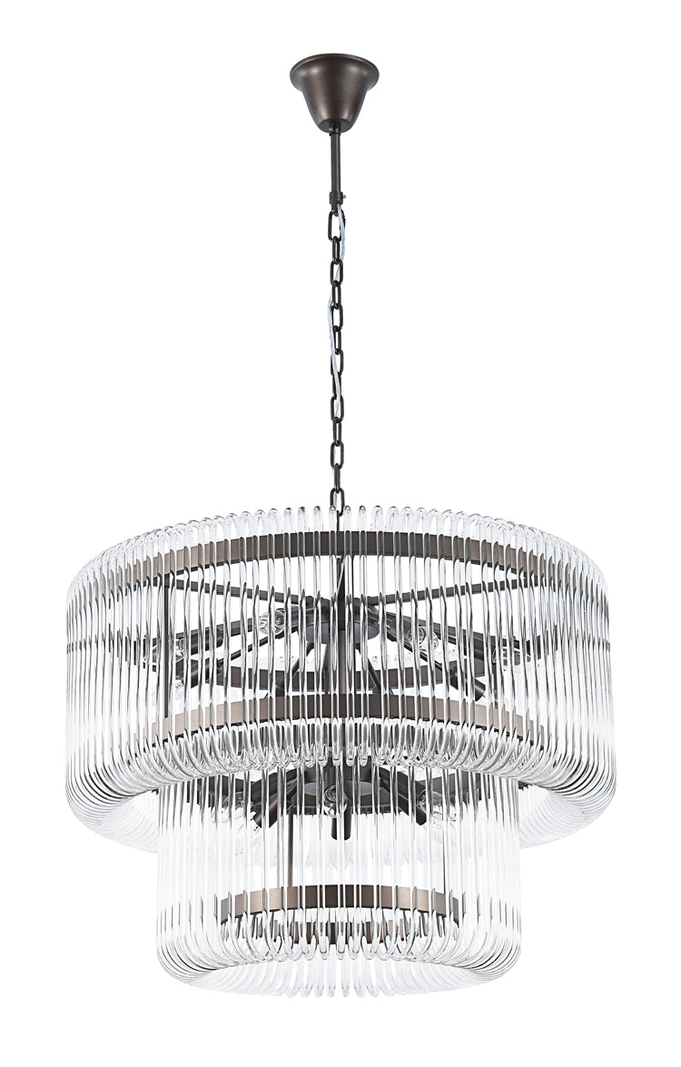 Exquisha 2-Tiered Crystal Chandelier
