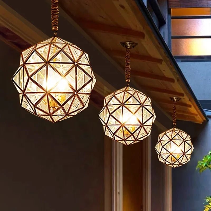 Polygon Glass Pendant