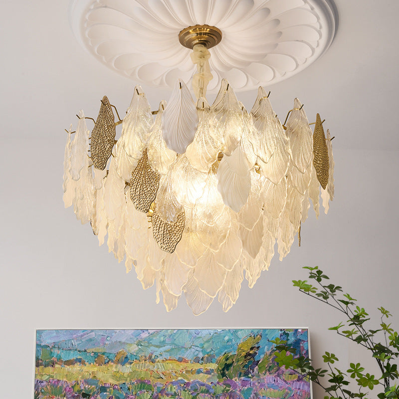 Crystal Leaf French Chandelier