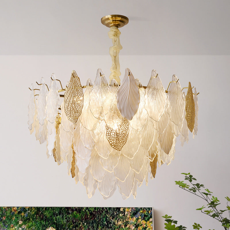 Crystal Leaf French Chandelier