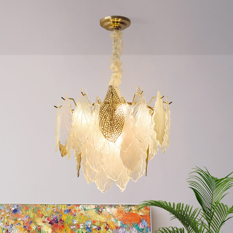 Crystal Leaf French Chandelier