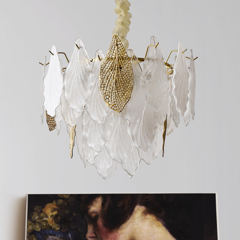 Crystal Leaf French Chandelier