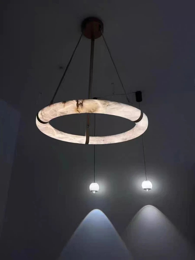 Wexford Marble Ring Chandelier