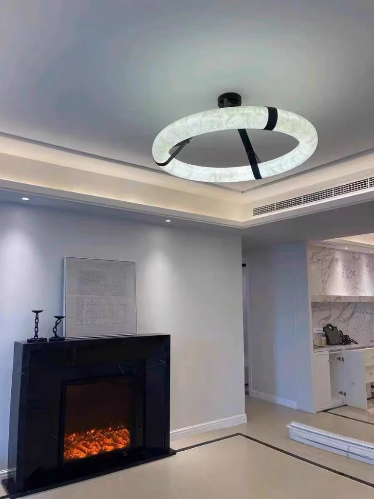 Wexford Marble Ring Chandelier