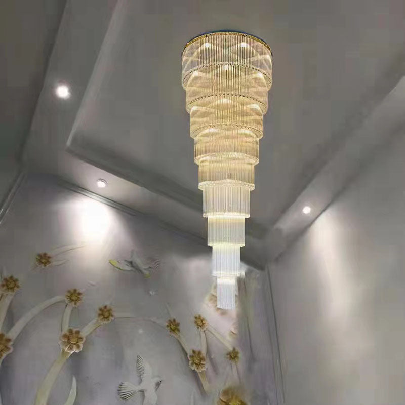 Xenara Large Crystal Chandelier