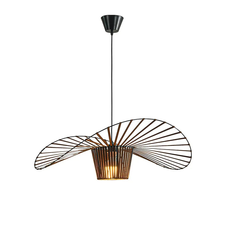 NYRA Straw Arc Chandelier