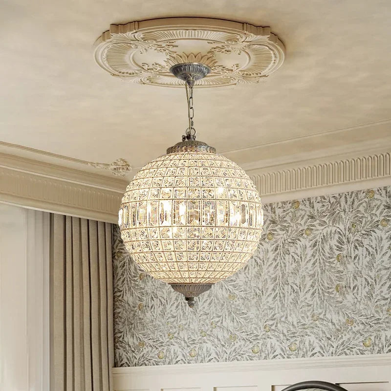 Clarion Crystal Orb Chandelier