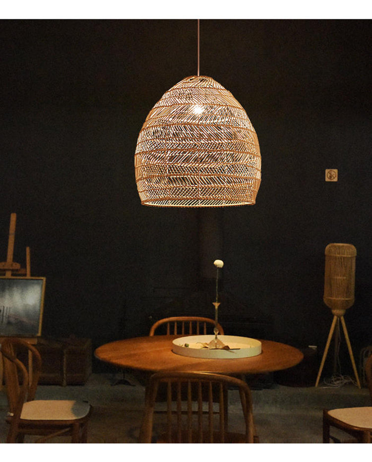 Handmade Rattan Pendant Light