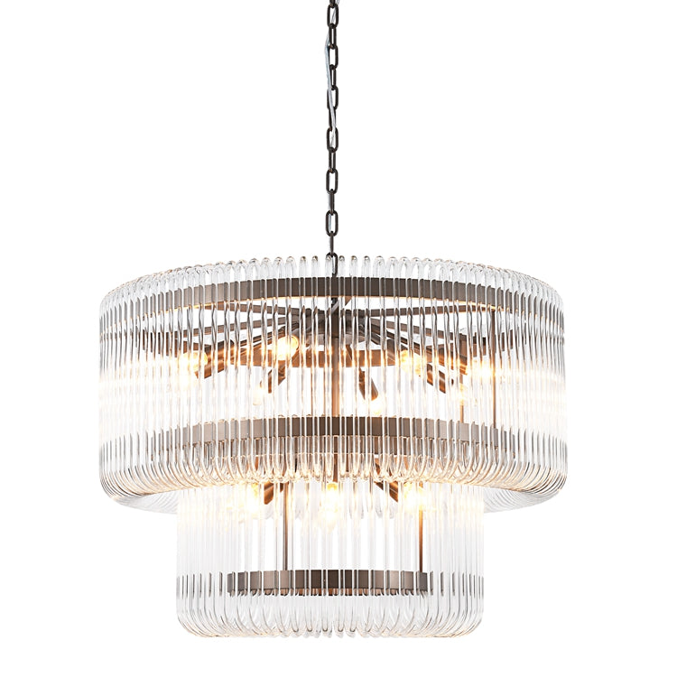 Exquisha 2-Tiered Crystal Chandelier