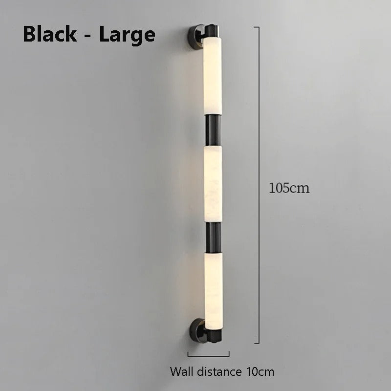 Alvessa Tube Alabaster Wall Lamp