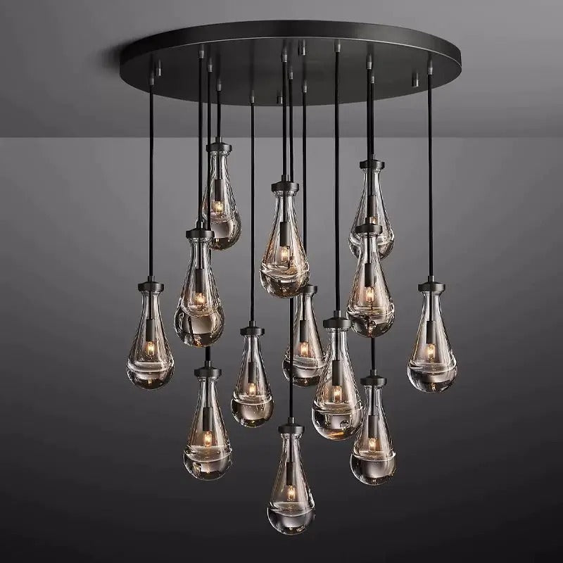 Ossian Glass Tears Chandelier