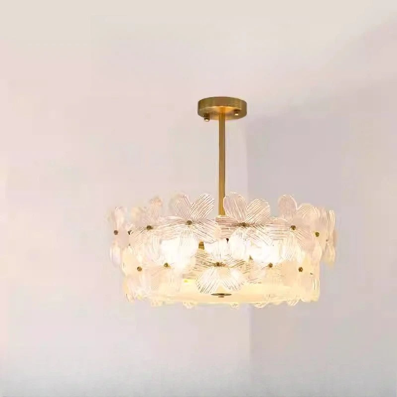 Aveino Flower Glass Ceiling Light