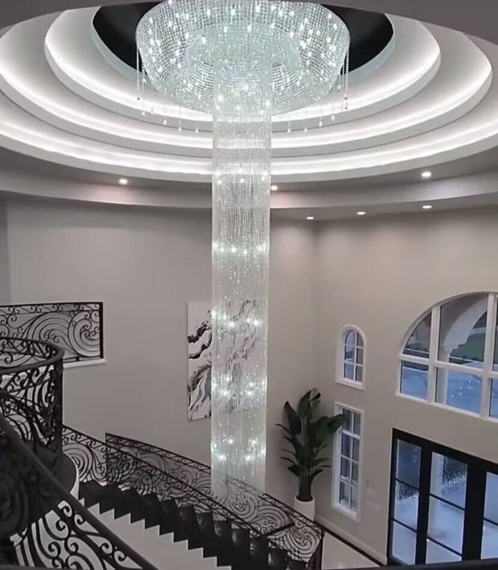 Kresta Extra Large Waterfall Crystal Chandelier