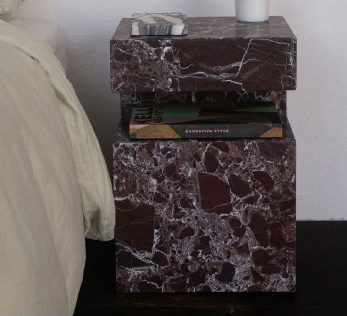 Rovena Studio Marble Beside Table