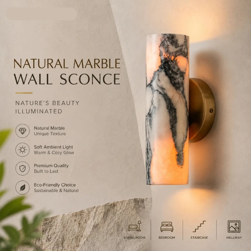 Oryon Marble Wall Light