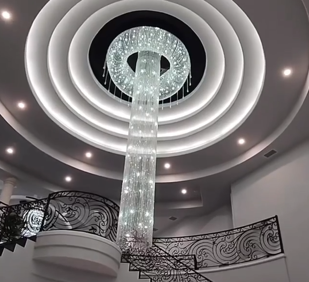 Kresta Extra Large Waterfall Crystal Chandelier