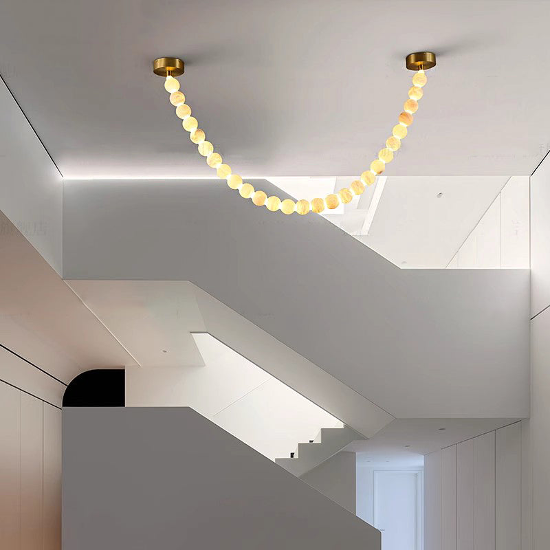 OLAUS Marble Pearl Pendant