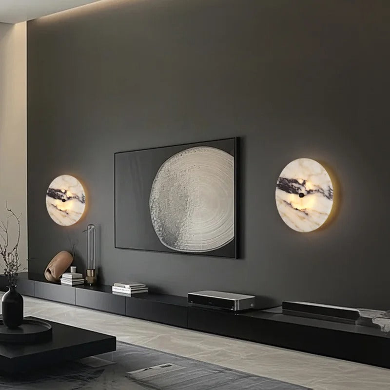 Solstice Modern Marble Wall Lamp