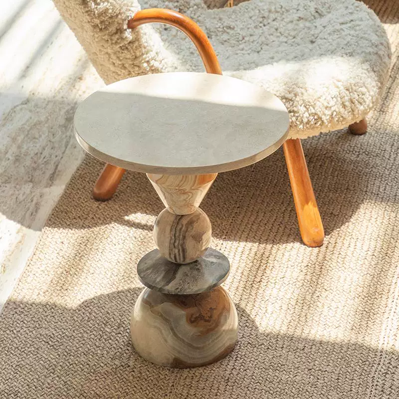 Onyxa Marble Side Table