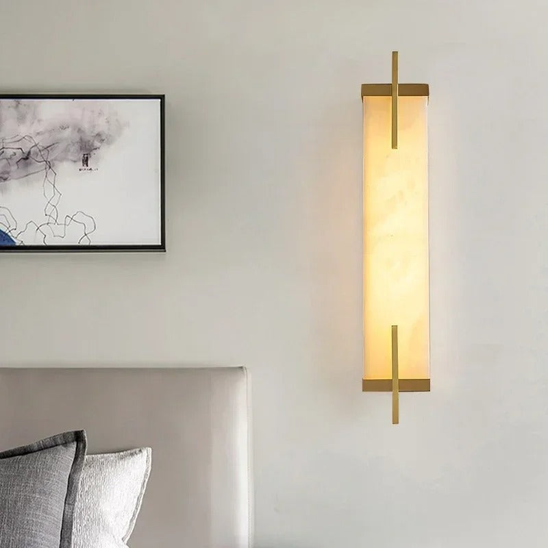 Sterling Alabaster Wall Sconce