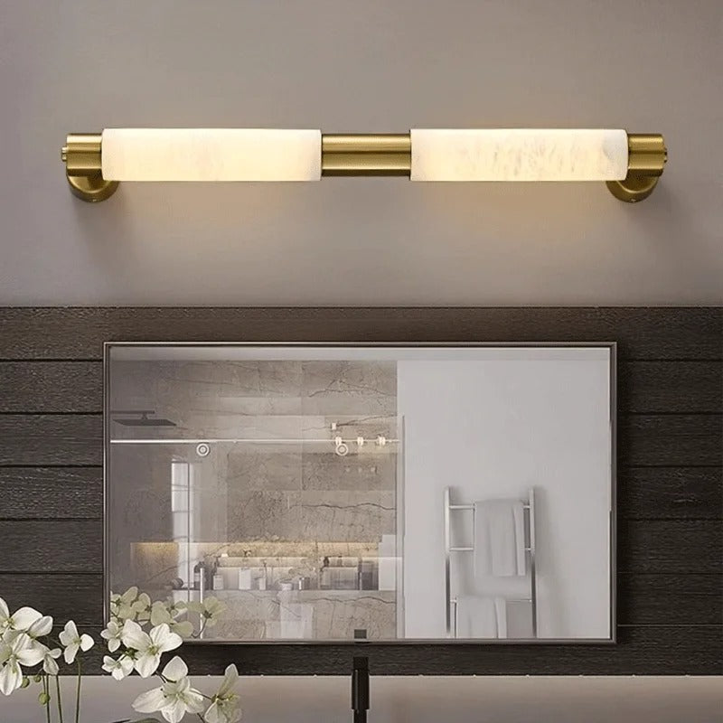 Alvessa Tube Alabaster Wall Lamp