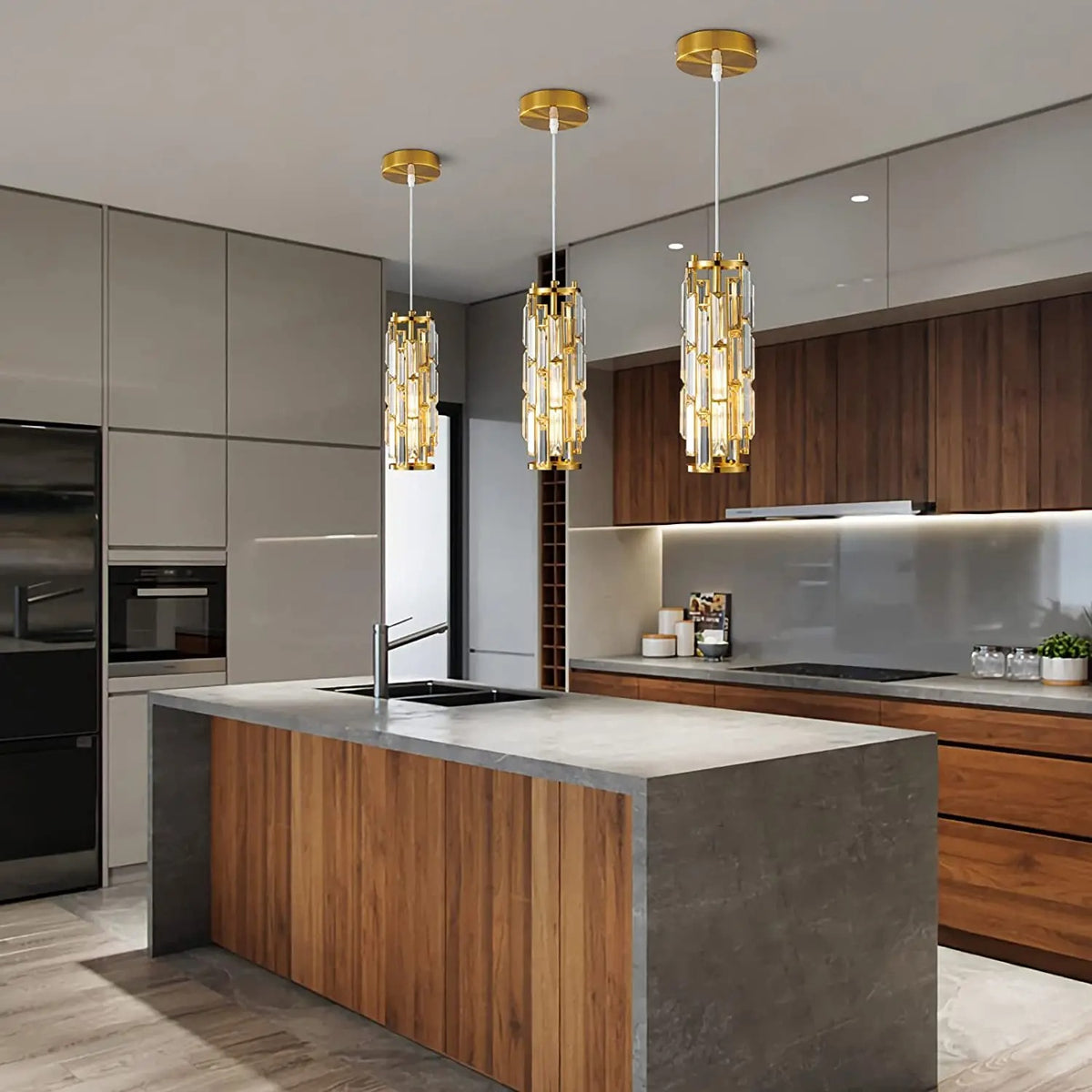 Oboni Crystal Pendant Light