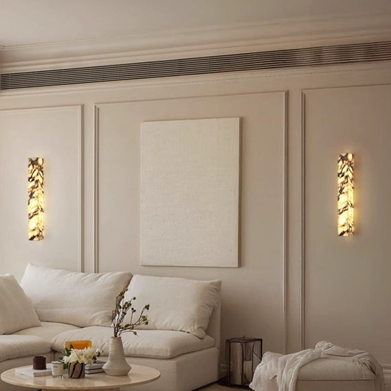 Mira Marble Minimalist Wall Light