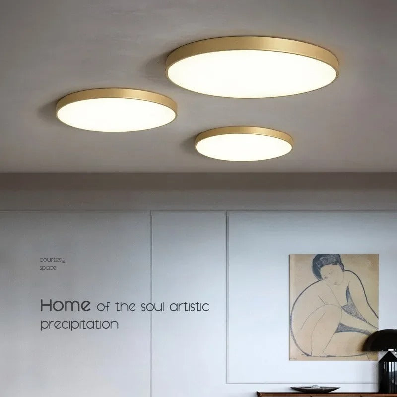 Elara Copper Ceiling Lamp