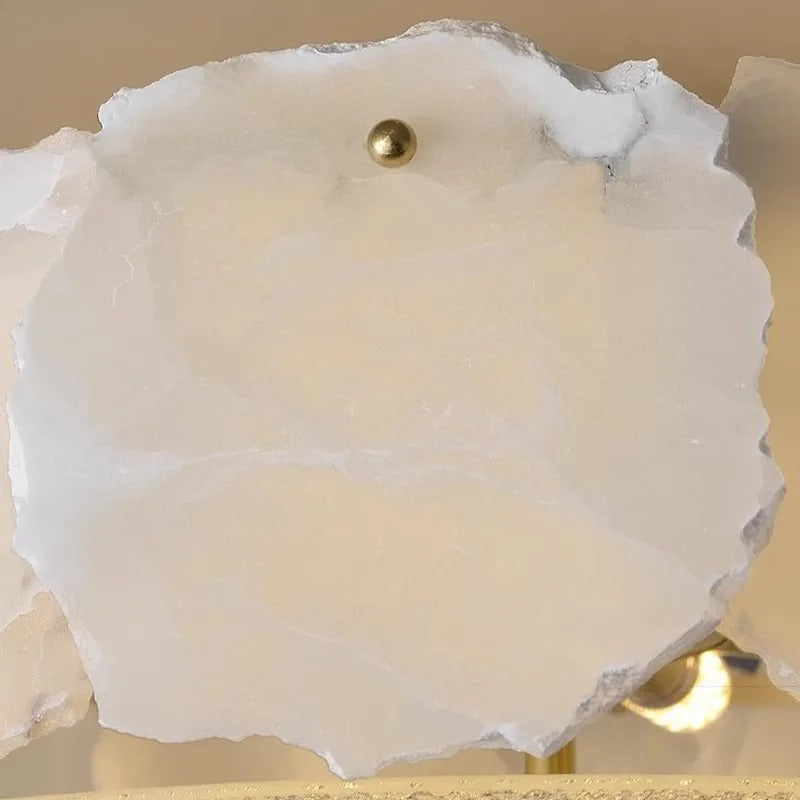 Kira Round Marble Ceiling Lamp