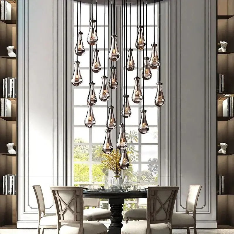 Ossian Glass Tears Chandelier