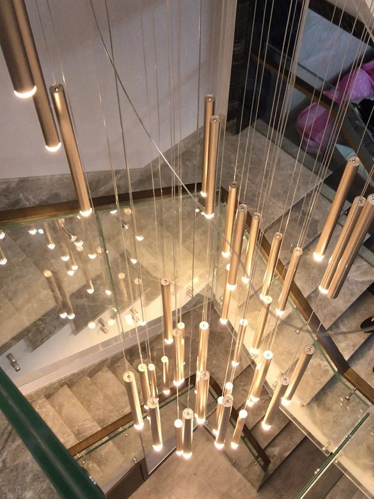 Dorset Staircase Tube Chandelier