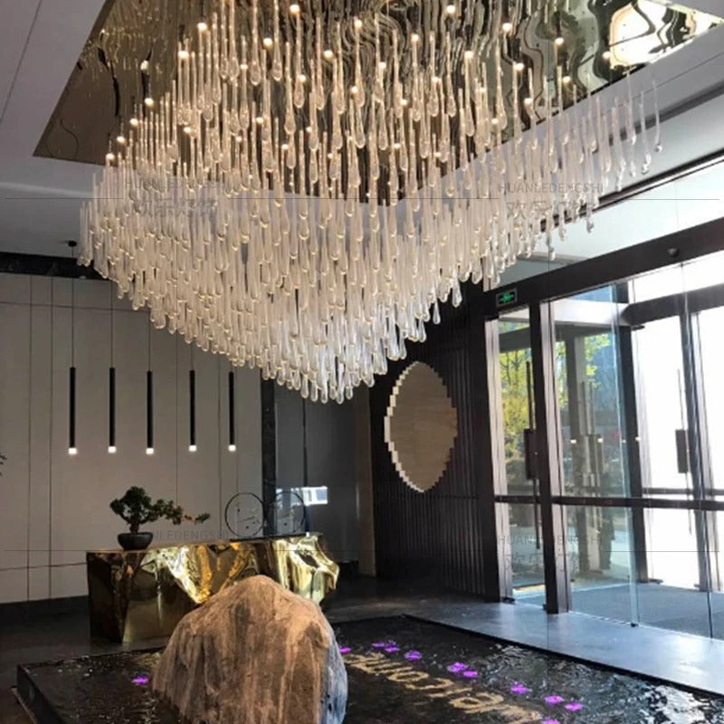 Luminic Water Drop Crystal Chandelier