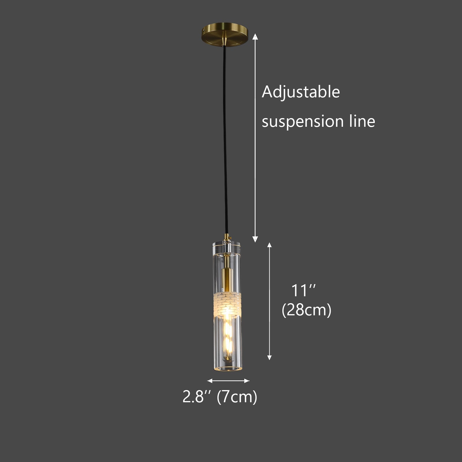 Lorenda Glass Pendant Light
