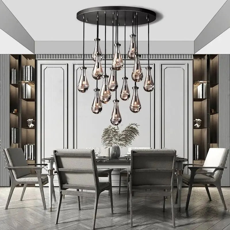 Ossian Glass Tears Chandelier