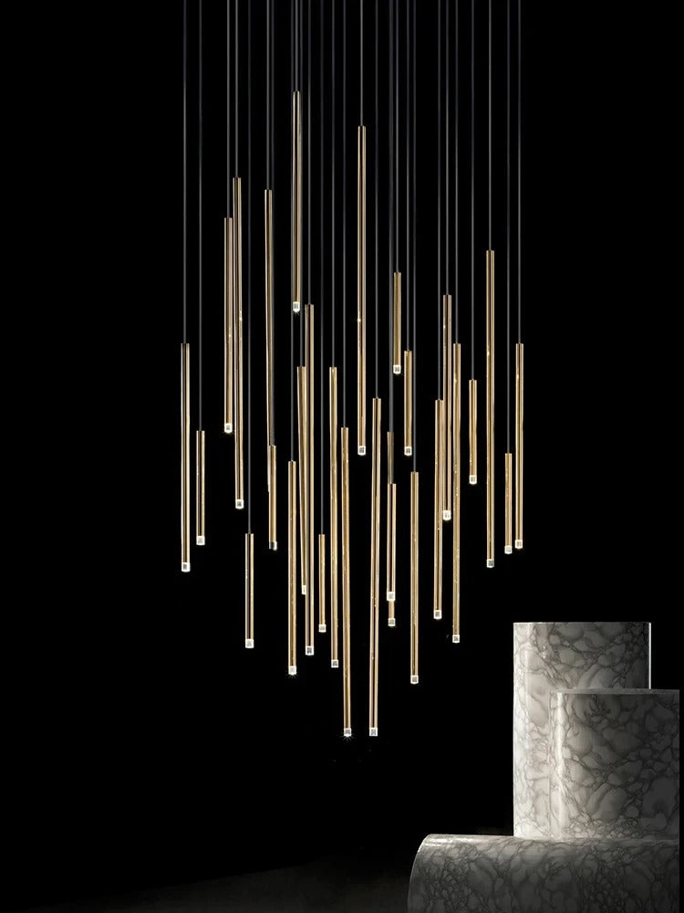 Dorset Staircase Tube Chandelier