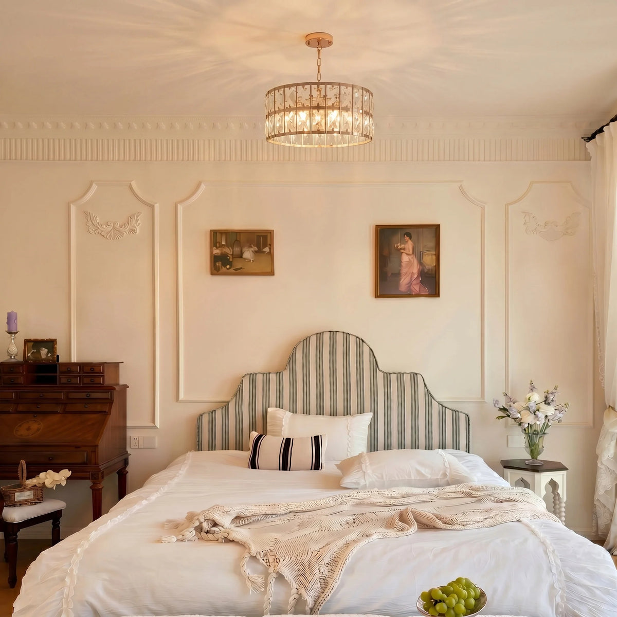 Rosalux Crystal Chandelier