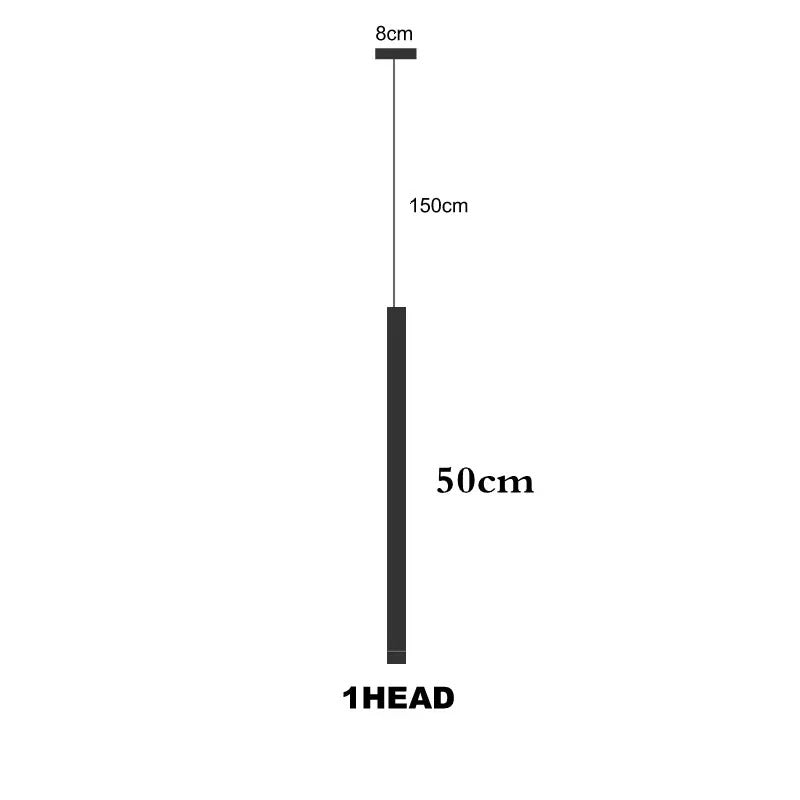Dorset Staircase Tube Chandelier