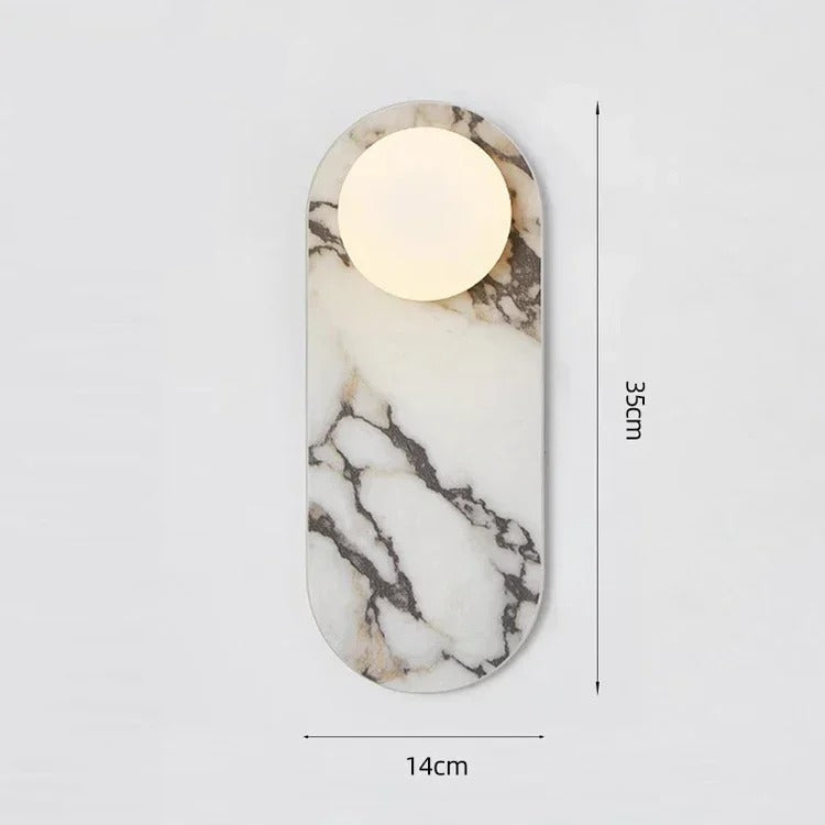 Zyotra Marble Wall Lamp