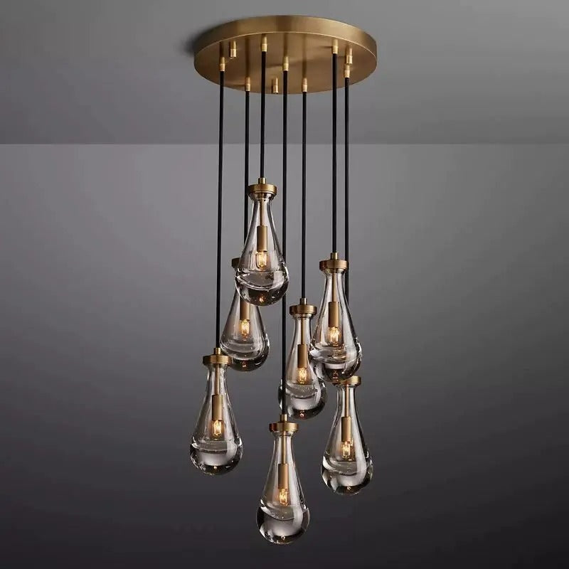 Ossian Glass Tears Chandelier