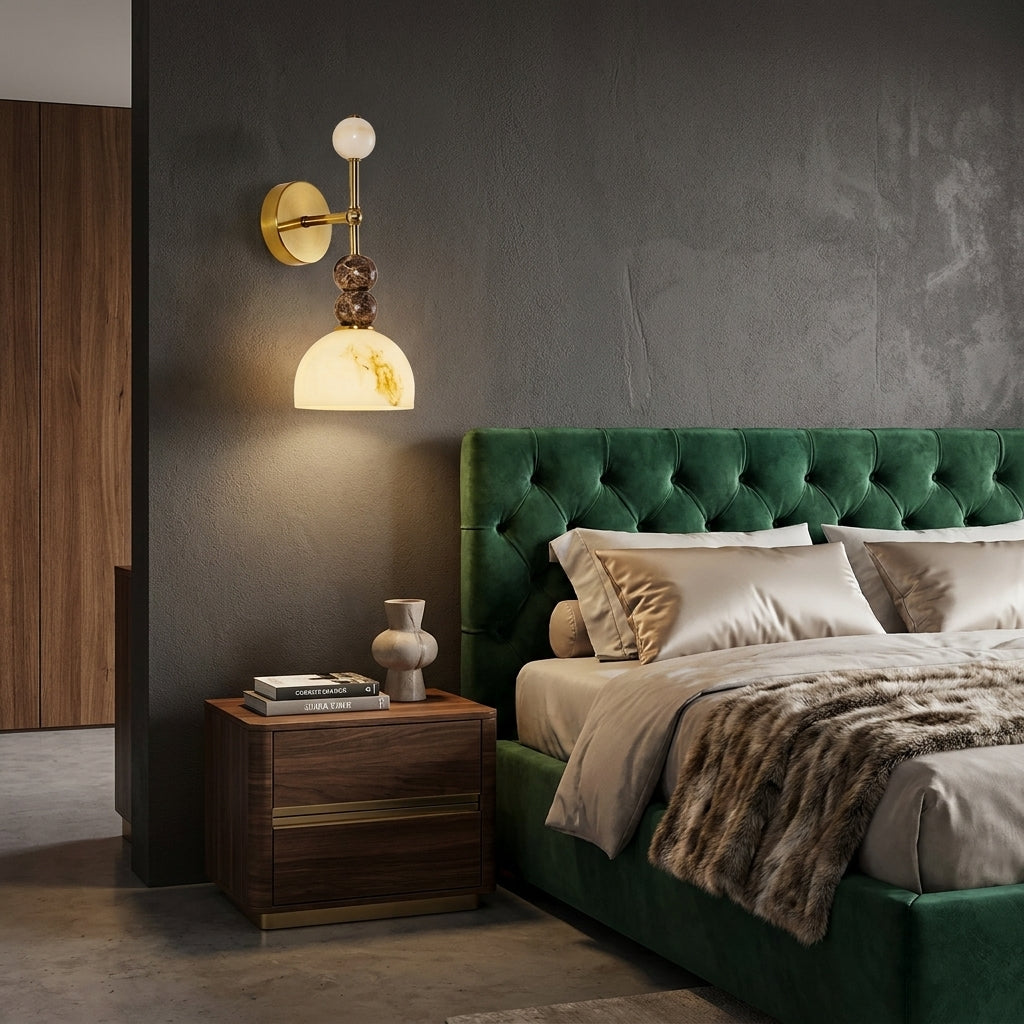 Aurela Spanis Marble Wall Lamp