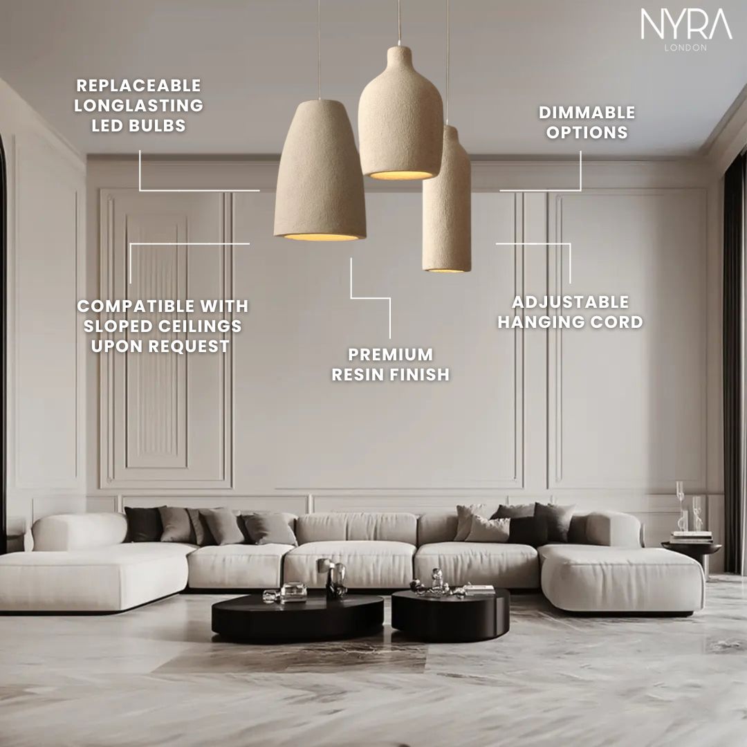 NYRA Resin Wabi Pendant Lights