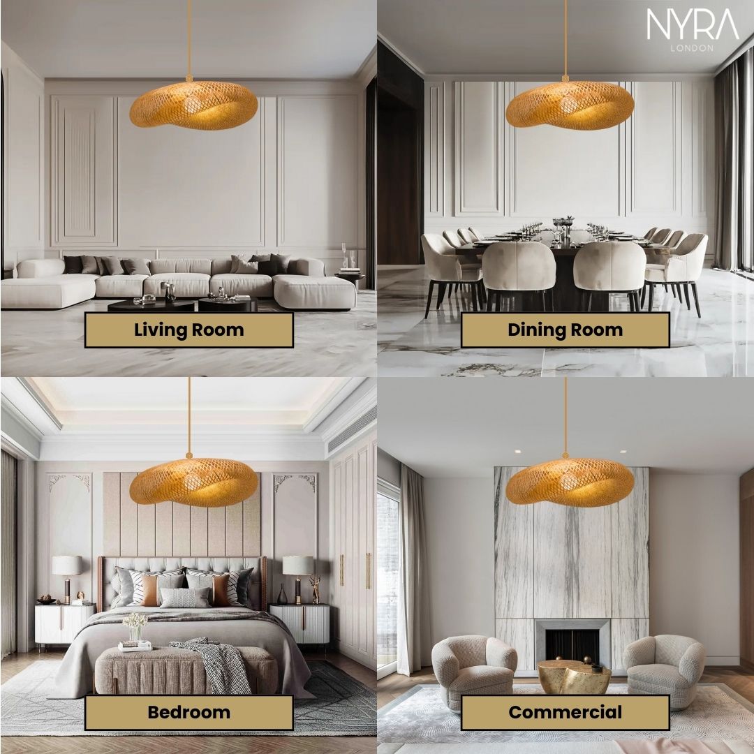 NYRA Bamboo Weaving Lamp