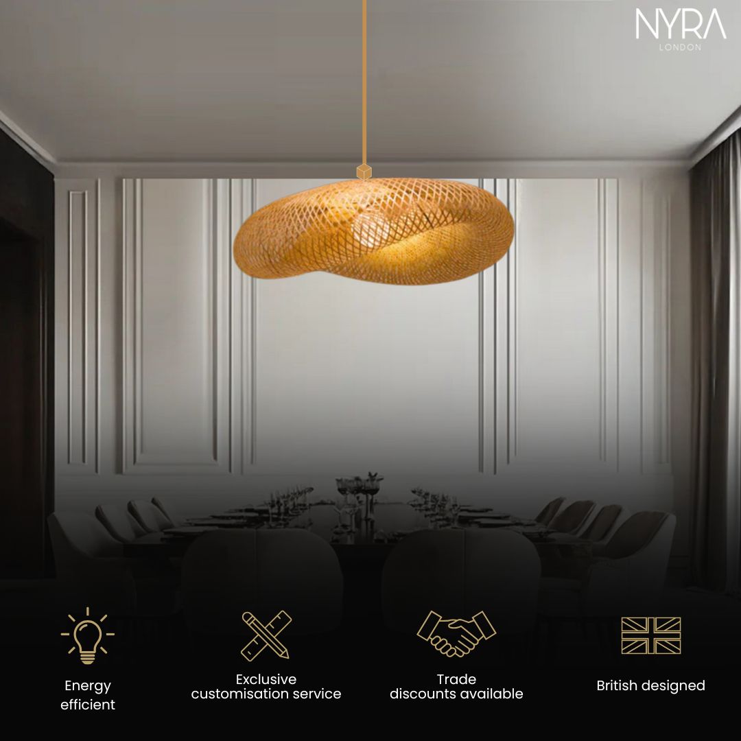 NYRA Bamboo Weaving Lamp